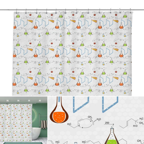 Beakers & Formulas Shower Curtain