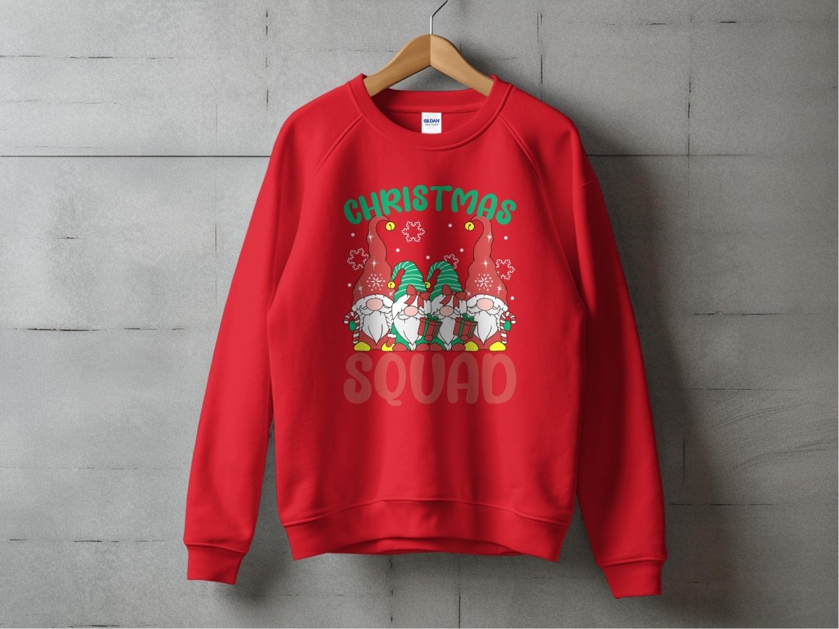 Christmas Squad Gnome Gang Sweatshirt - NuKrypton Sweatshirt MD - 71969926