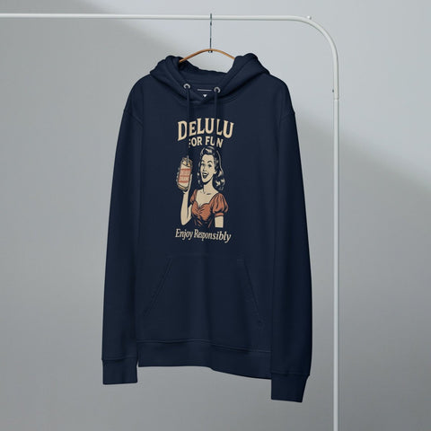 DeLulu For Fun - Dark Edition Organic Hoodie