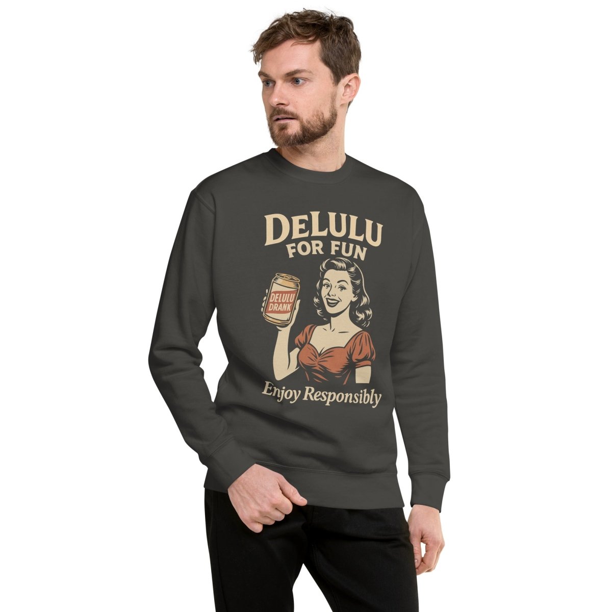 DeLulu For Fun - Dark Edition Sweatshirt - NuKrypton Sweatshirts