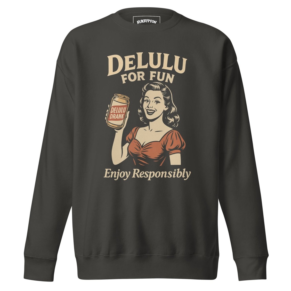 DeLulu For Fun - Dark Edition Sweatshirt - NuKrypton Sweatshirts