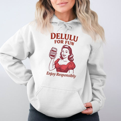 DeLulu For Fun - Light Edition Organic Hoodie
