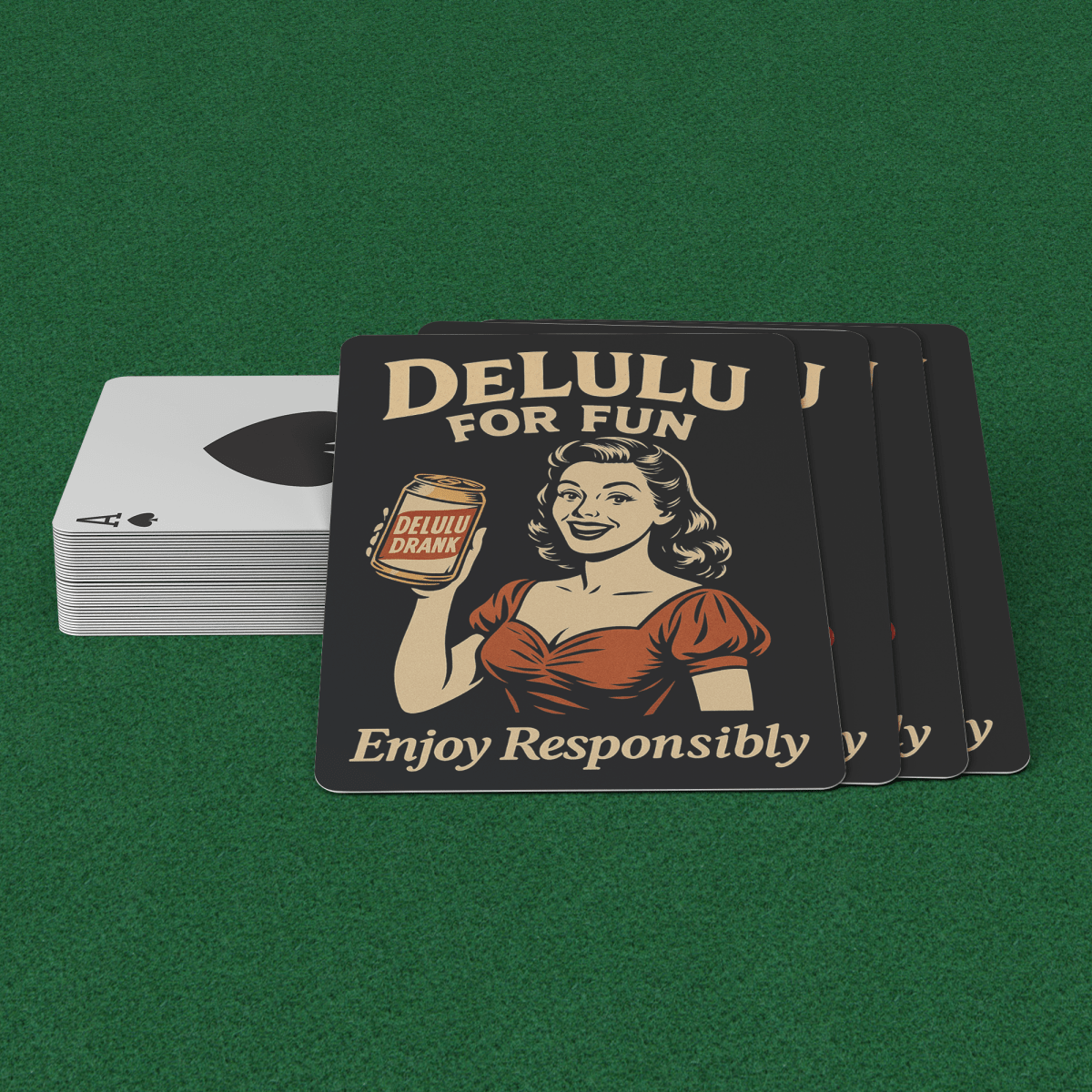 DeLulu For Fun - Playing Card Deck - NuKrypton Playing Cards 10037