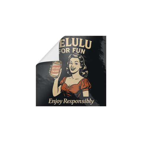 DeLulu For Fun - Square Vinyl Sticker Packs