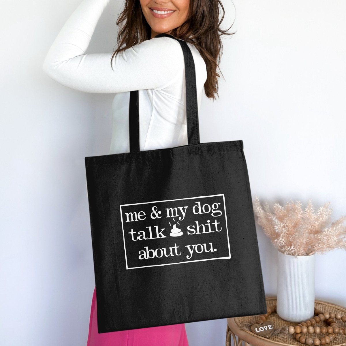 Dog Gossip Squad Tote Bags - NuKrypton Tote Bags 165467