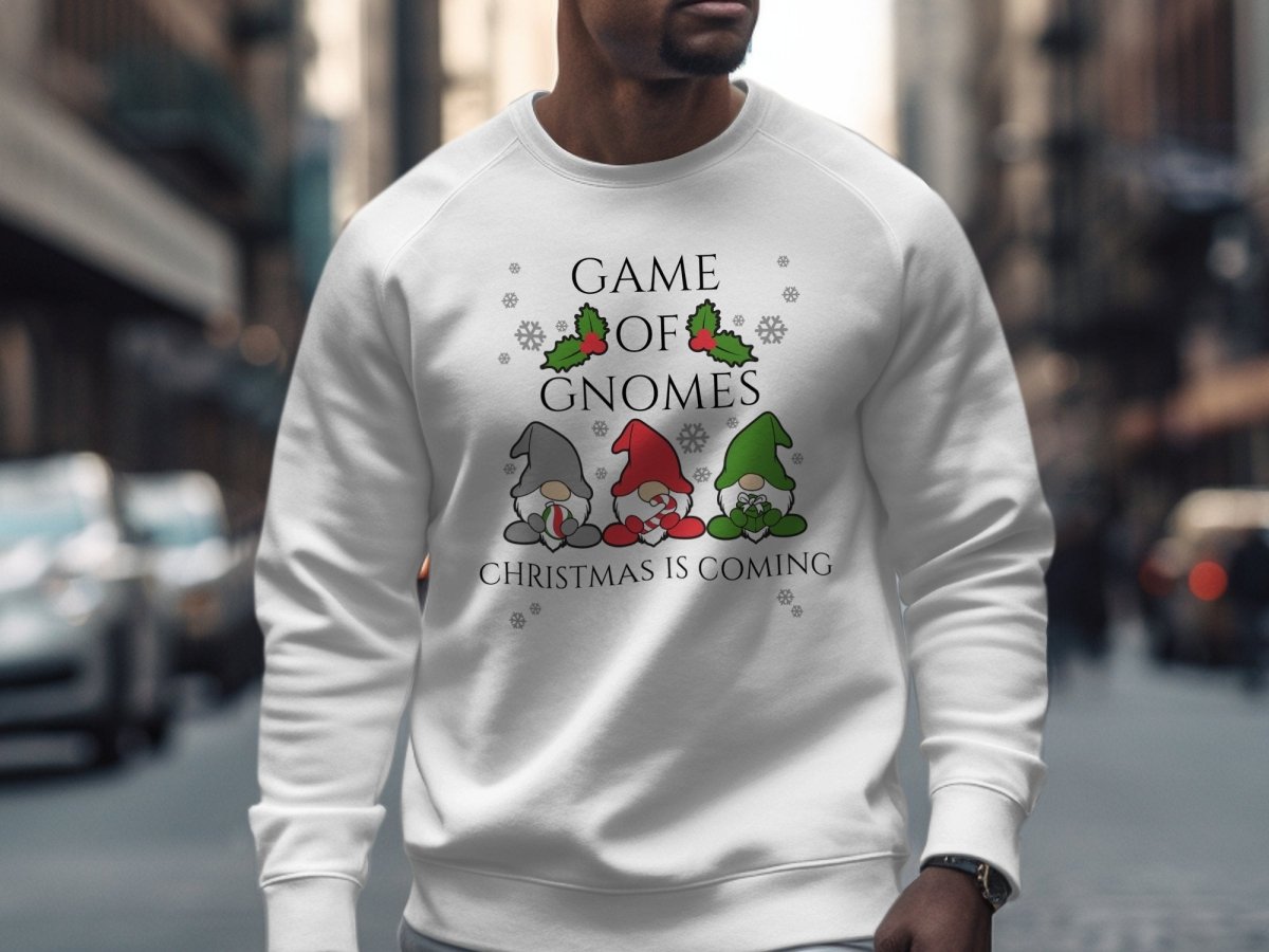 Gnome of Thrones - Christmas Is Coming Sweatshirt - NuKrypton Sweatshirt MD - 71970442