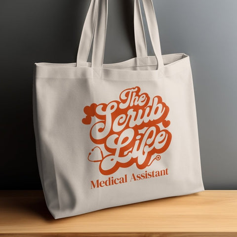 Life in Scrubs - Healthcare Pros Custom Tote Bags