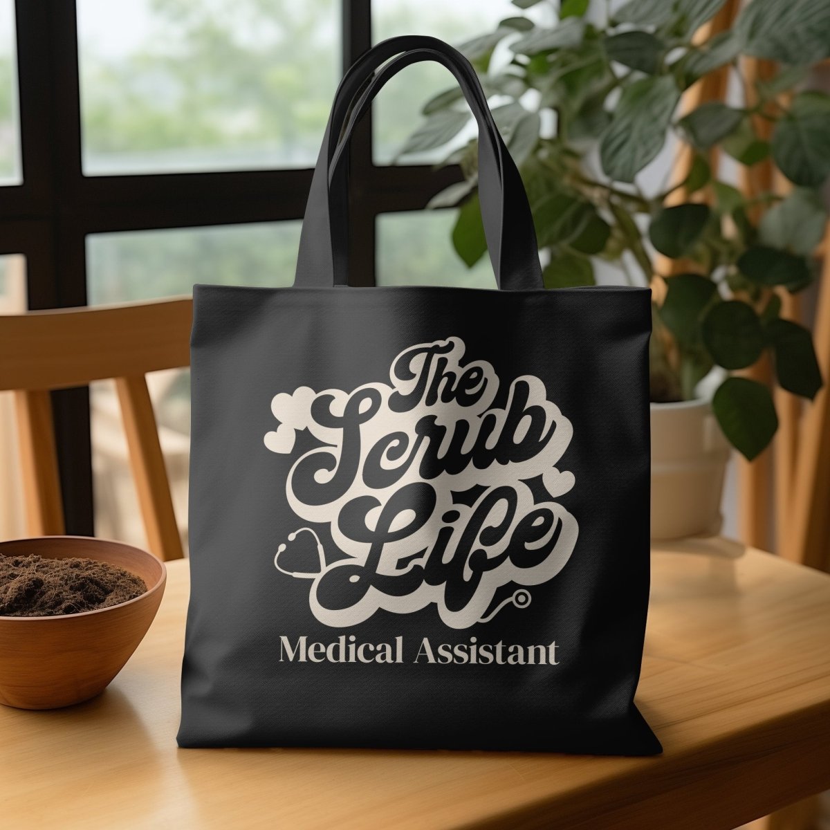 Life in Scrubs - Healthcare Pros Custom Tote Bags - NuKrypton Tote Bags MD - 73054367