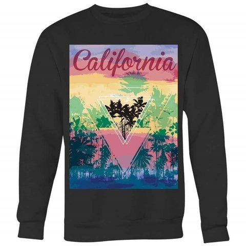 Love Cali Watercolor Sweatshirt