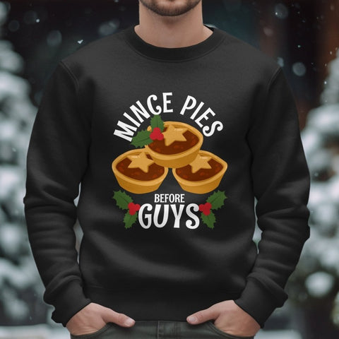 Mince Pies Over Guys - Cheeky Christmas Jumper