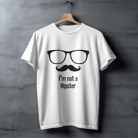 Mustache Masterpiece I'm Not a Hipster T-Shirt