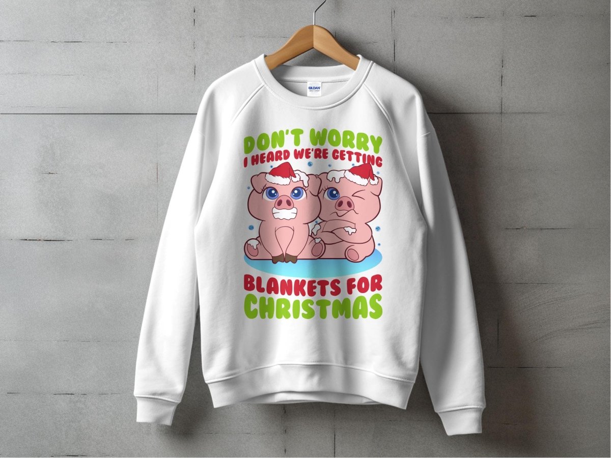 No Pork Left Chilly Christmas Sweatshirt - NuKrypton Sweatshirt MD - 71970124
