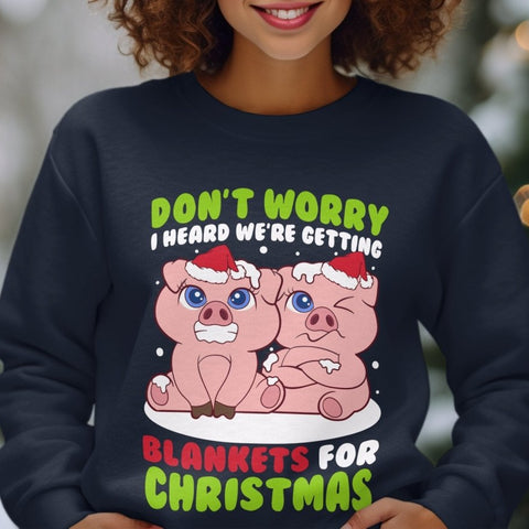 No Pork Left Chilly Christmas Sweatshirt