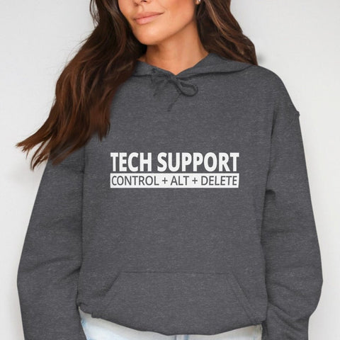 Reboot Your Attitude - Tech Support Hoodie