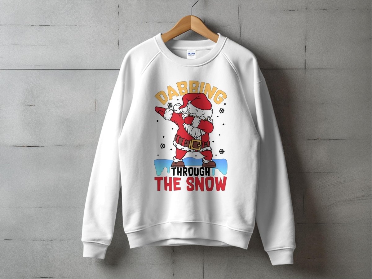 Santa's Dabbing Season - Funny Holiday Sweatshirt - NuKrypton Sweatshirt MD - 71970724