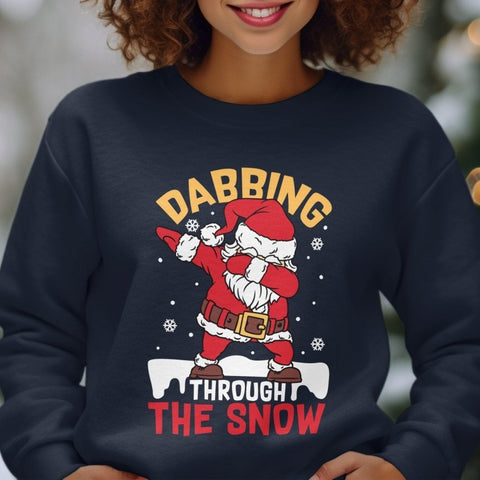 Santa's Dabbing Season - Funny Holiday Sweatshirt
