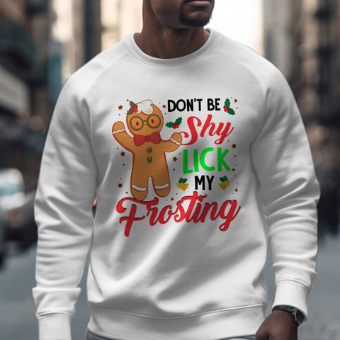 Shy Gingerbread Rizz - Holiday Sweatshirt