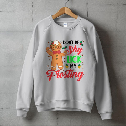 Shy Gingerbread Rizz - Holiday Sweatshirt
