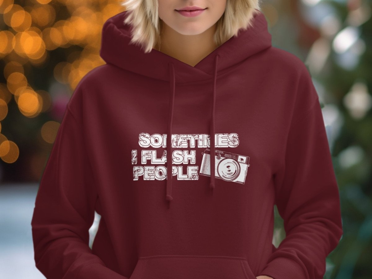 Sometimes I Flash People - Comfy Hoodie - NuKrypton Hoodies MD - 72191672