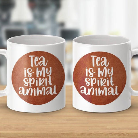Tea Is My Spirit Animal - Cosmic Sips Mugs