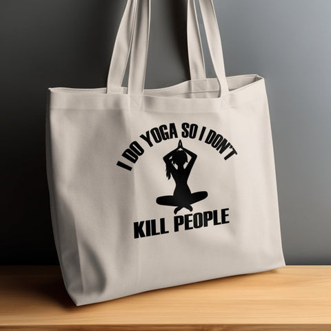 Zen Vengeance - Yoga Lover Tote Bags