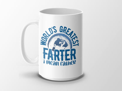 World's Greatest Farter Coffee Mug - NuKrypton Coffee Mugs 15oz