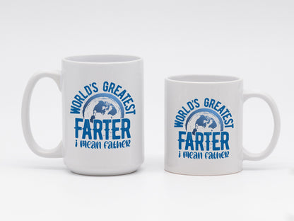 World's Greatest Farter Coffee Mug - NuKrypton Coffee Mugs 15oz and 11oz