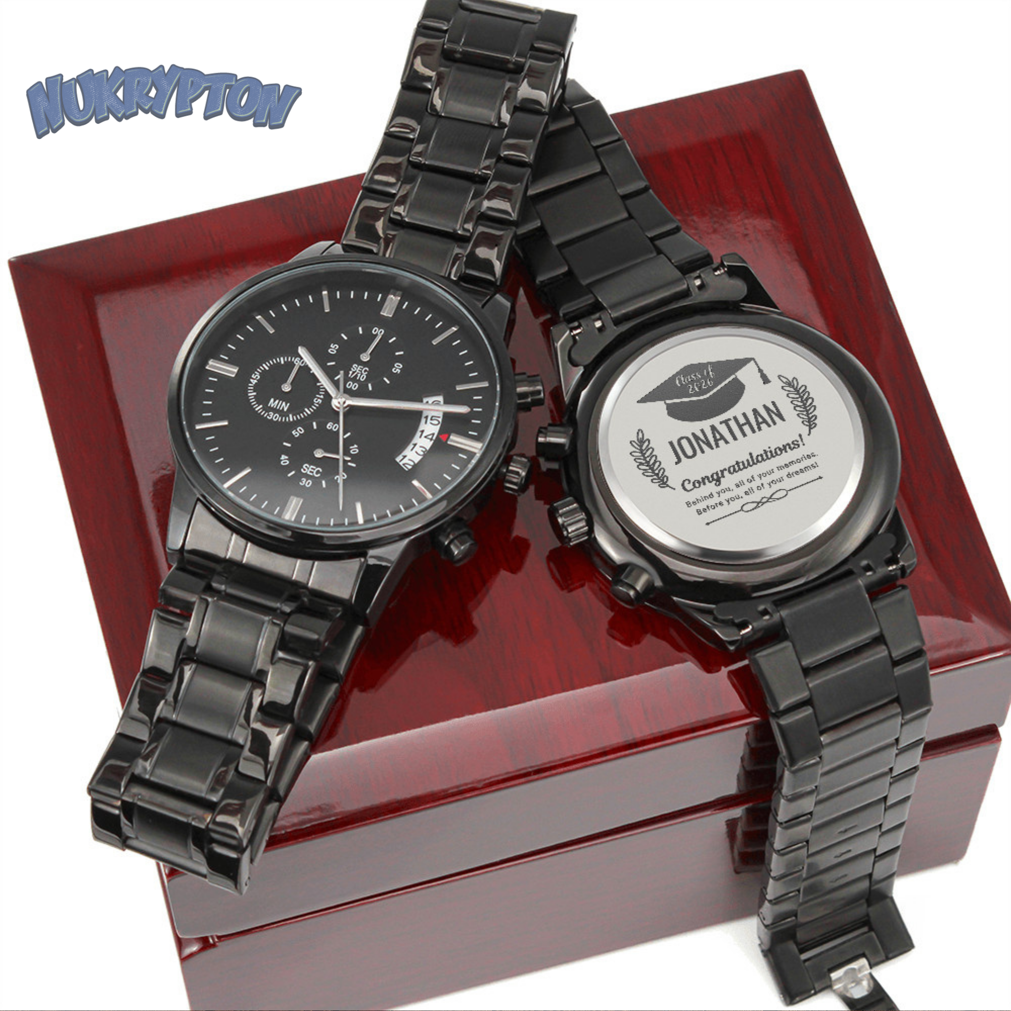 Class of 2026 Graduation Watch - Timeless Gift – NuKrypton Class of 2026 Graduation Watch - Timeless Gift – NuKrypton