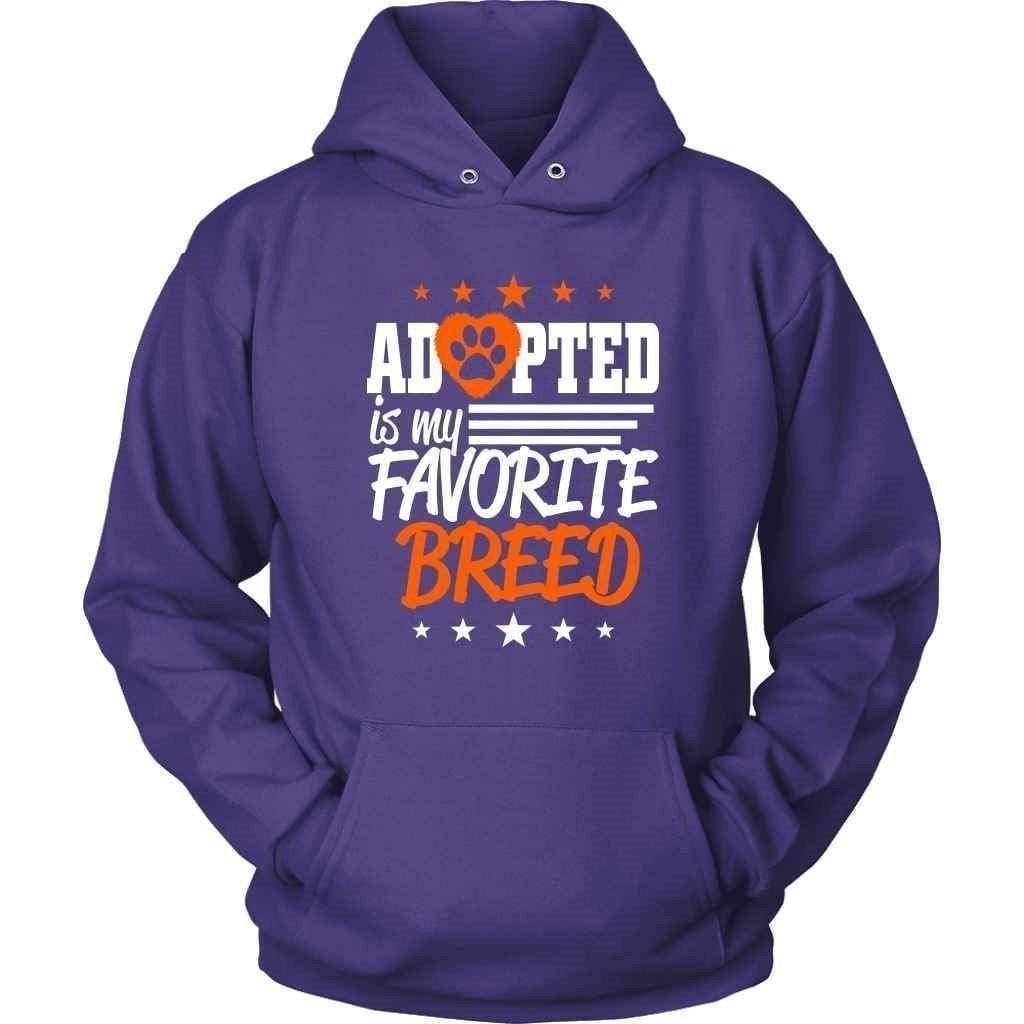 Adopted Is My Favorite Breed Hoodie - NuKrypton Hoodies