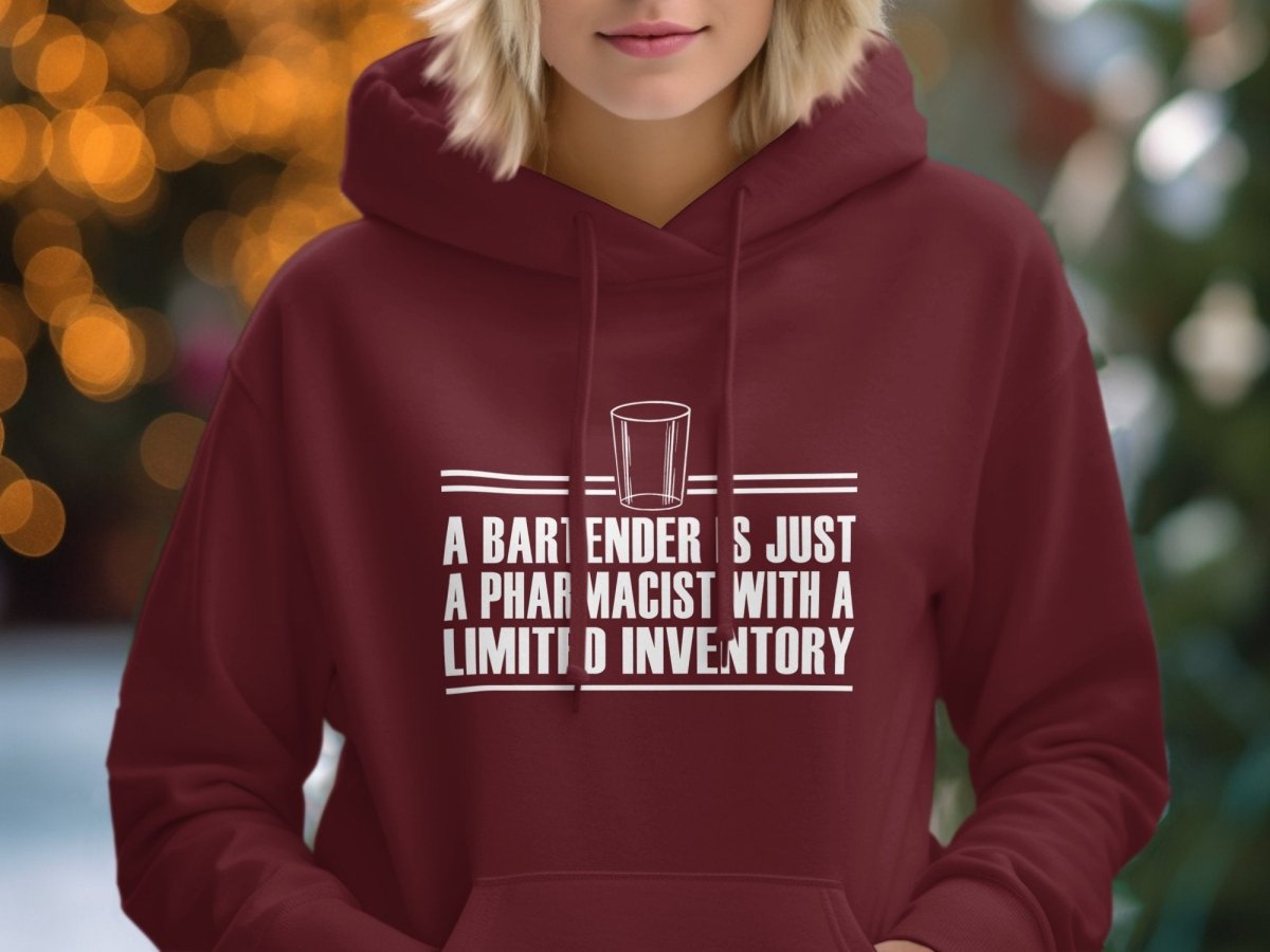 Bartender Pharmacist Limited Inventory Hoodie - NuKrypton Hoodies MD - 72191432