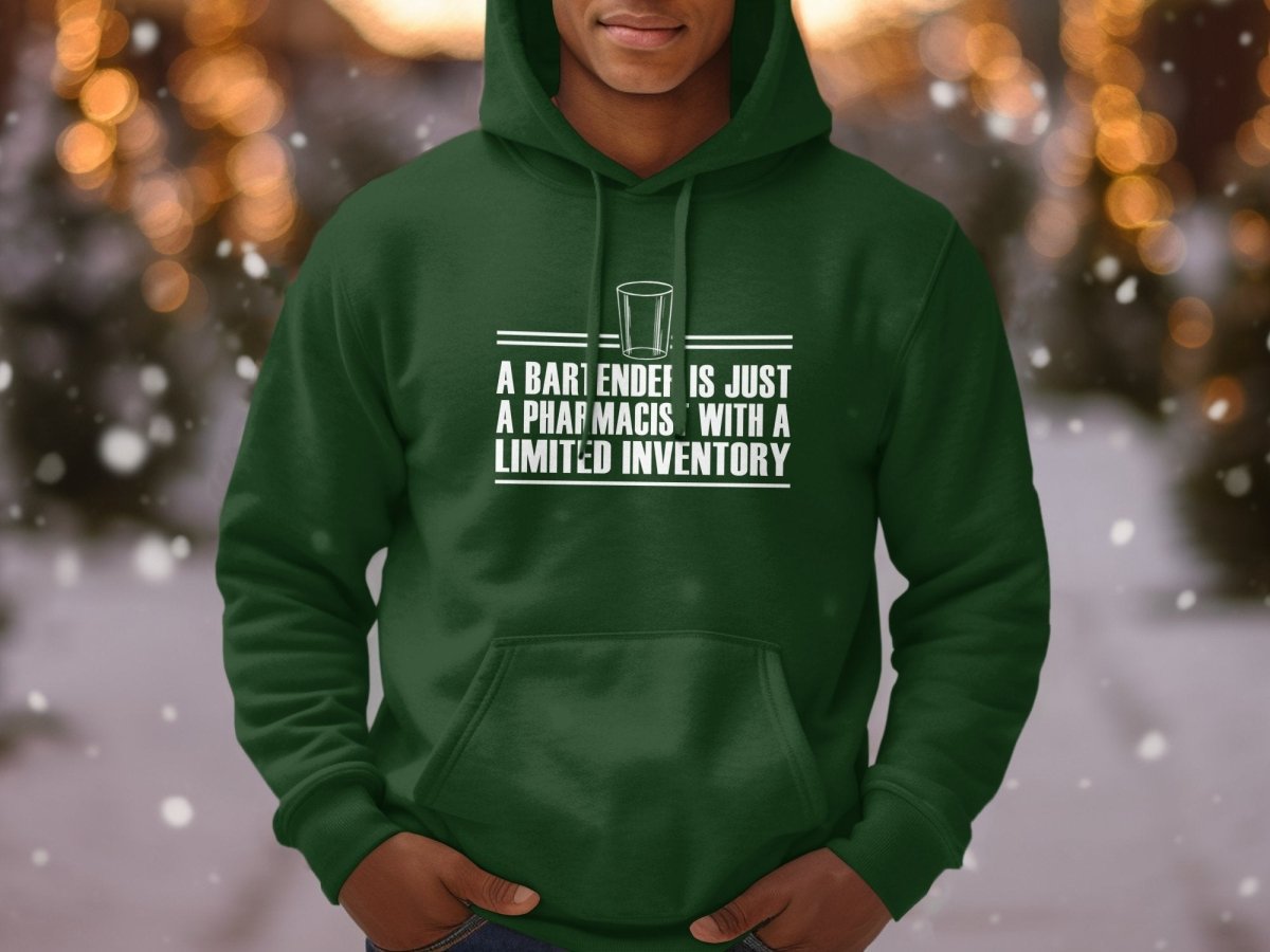 Bartender Pharmacist Limited Inventory Hoodie - NuKrypton Hoodies MD - 72191424