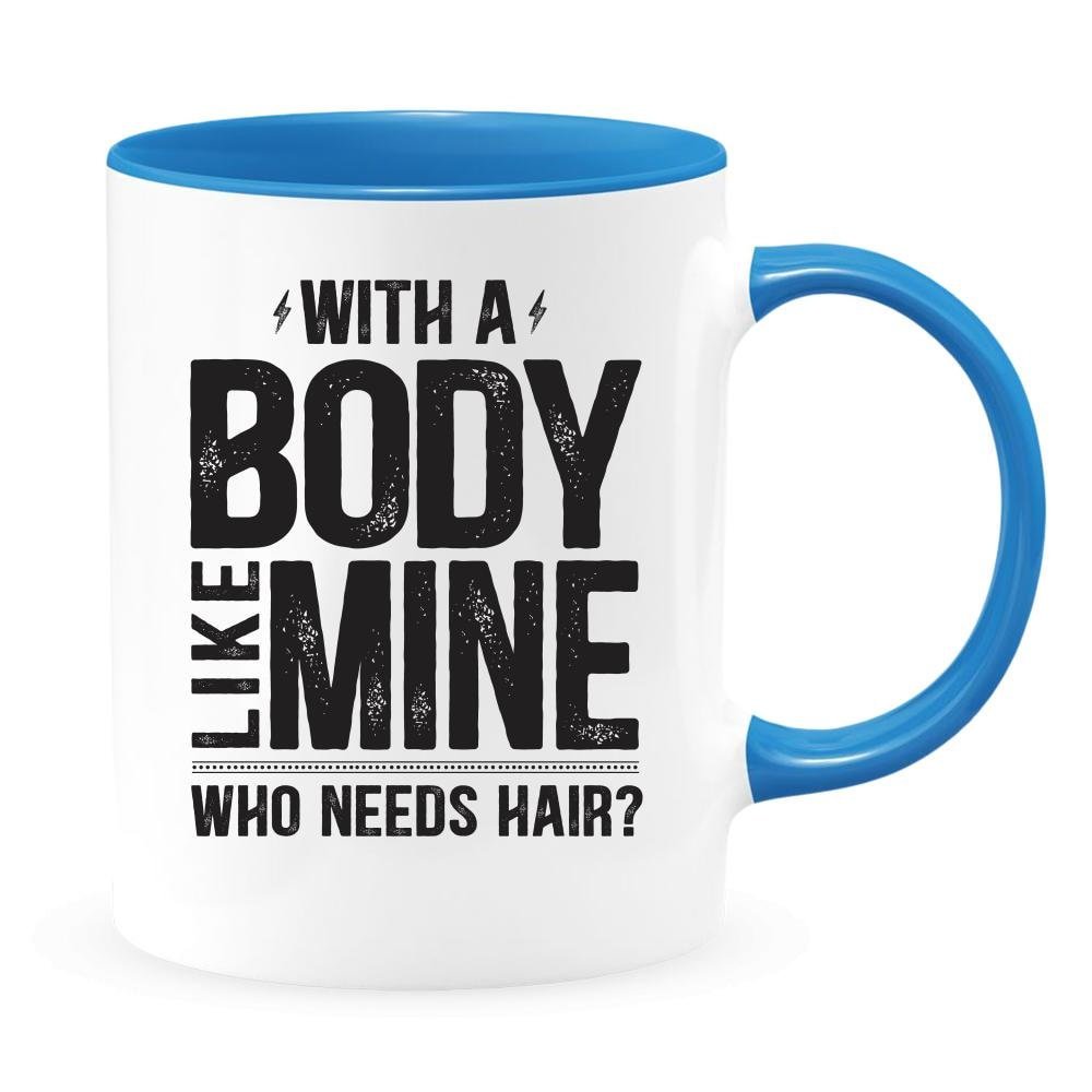 Body Positive Bald Dad - Funny Coffee Mug - NuKrypton Coffee Mugs cust - 895317 - 20 - 8