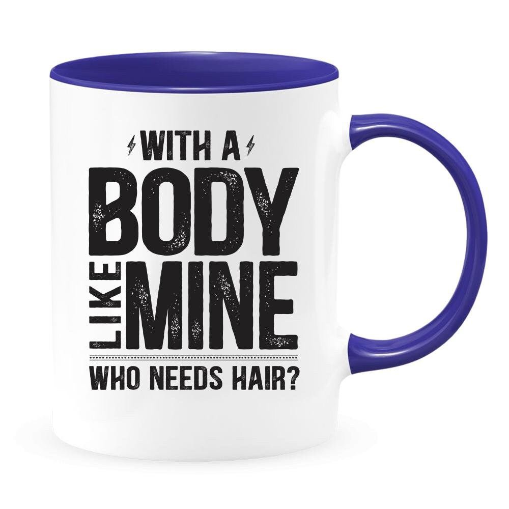 Body Positive Bald Dad - Funny Coffee Mug - NuKrypton Coffee Mugs cust - 895317 - 20 - 3