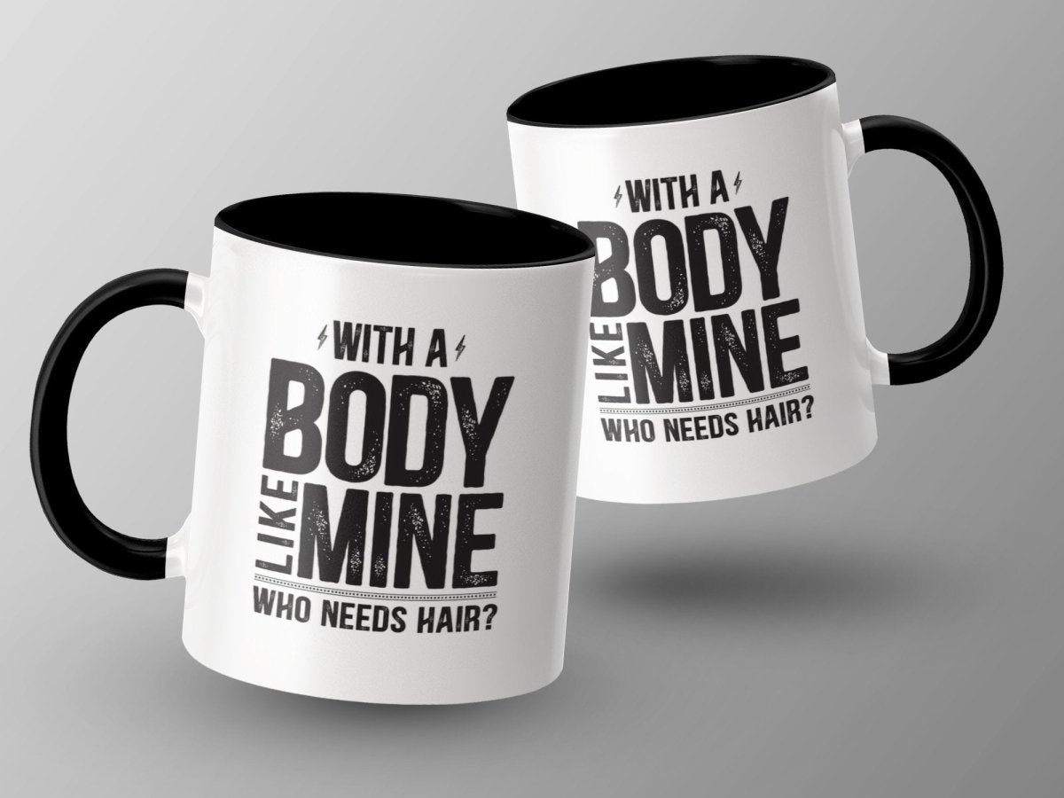 Body Positive Bald Dad - Funny Coffee Mug - NuKrypton Coffee Mugs cust - 895317 - 20 - 6