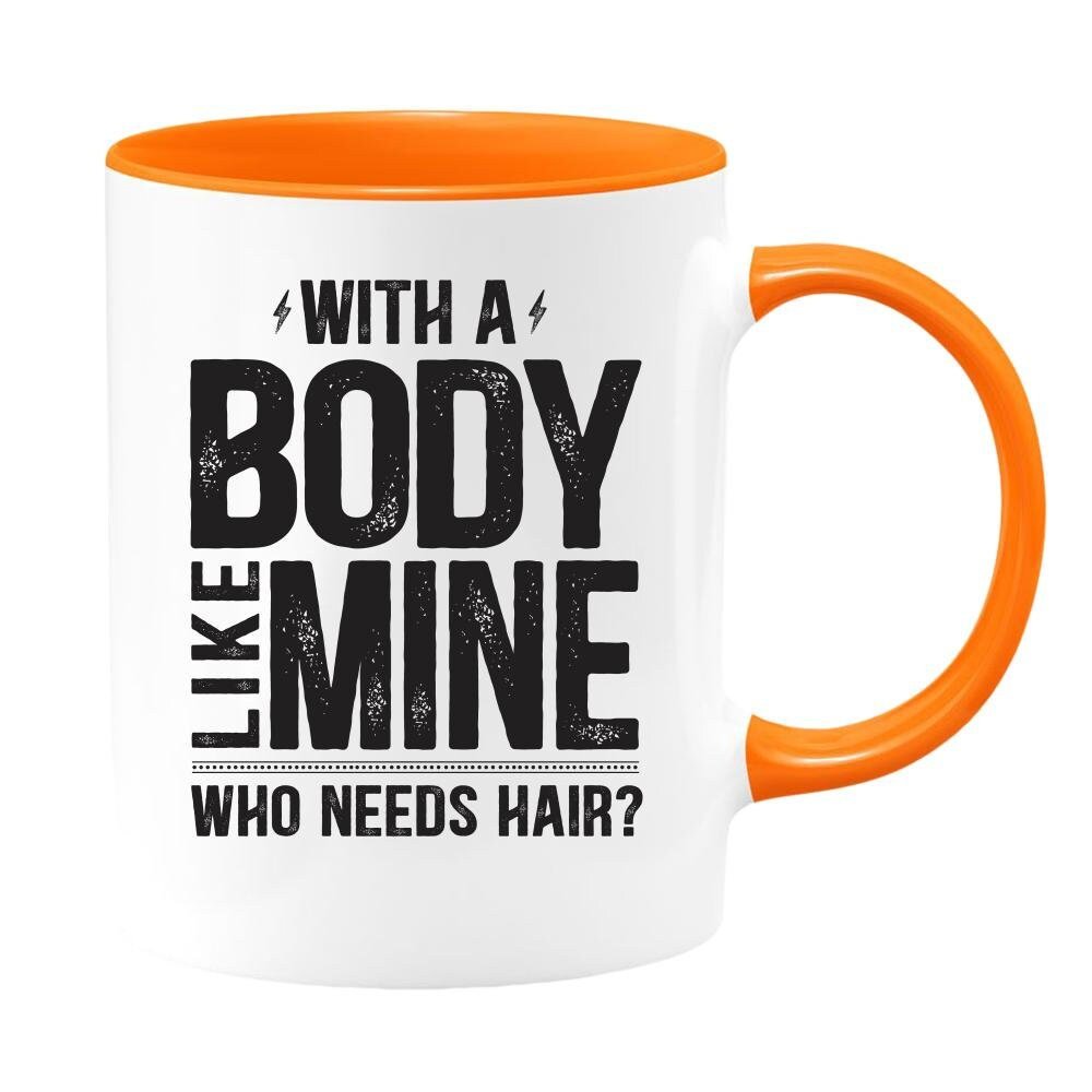 Body Positive Bald Dad - Funny Coffee Mug - NuKrypton Coffee Mugs cust - 895317 - 20 - 7