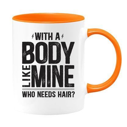 Body Positive Bald Dad - Funny Coffee Mug - NuKrypton Coffee Mugs cust - 895317 - 20 - 7