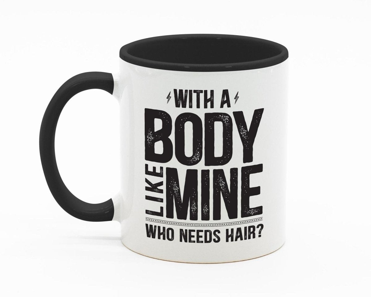 Body Positive Bald Dad - Funny Coffee Mug - NuKrypton Coffee Mugs cust - 895317 - 20 - 2