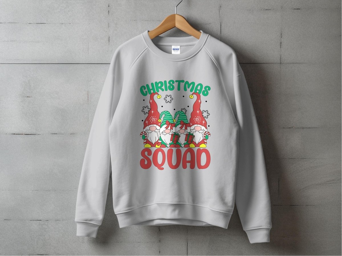 Christmas Squad Gnome Gang Sweatshirt - NuKrypton Sweatshirt MD - 71969938