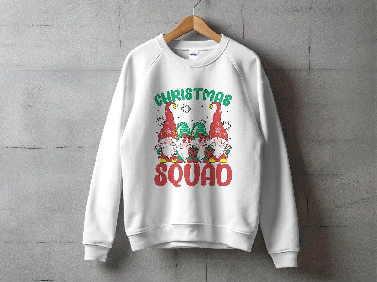 Christmas Squad Gnome Gang Sweatshirt - NuKrypton Sweatshirt MD - 71969944