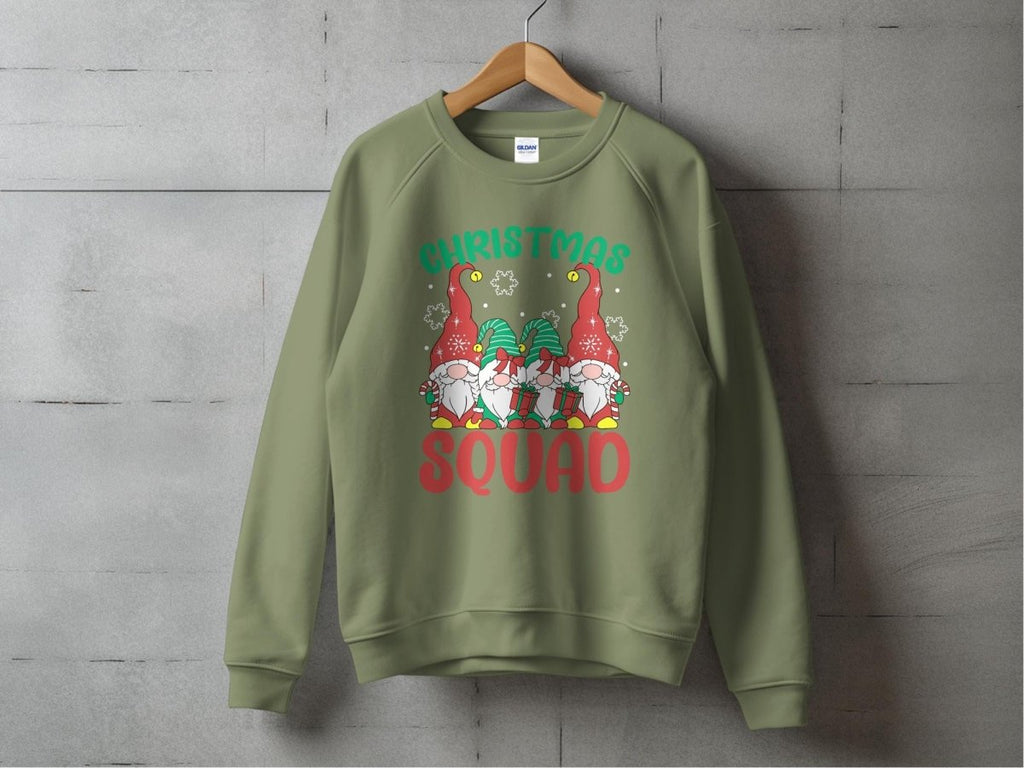 Christmas Squad Gnome Gang Sweatshirt - NuKrypton Sweatshirt MD - 71969914