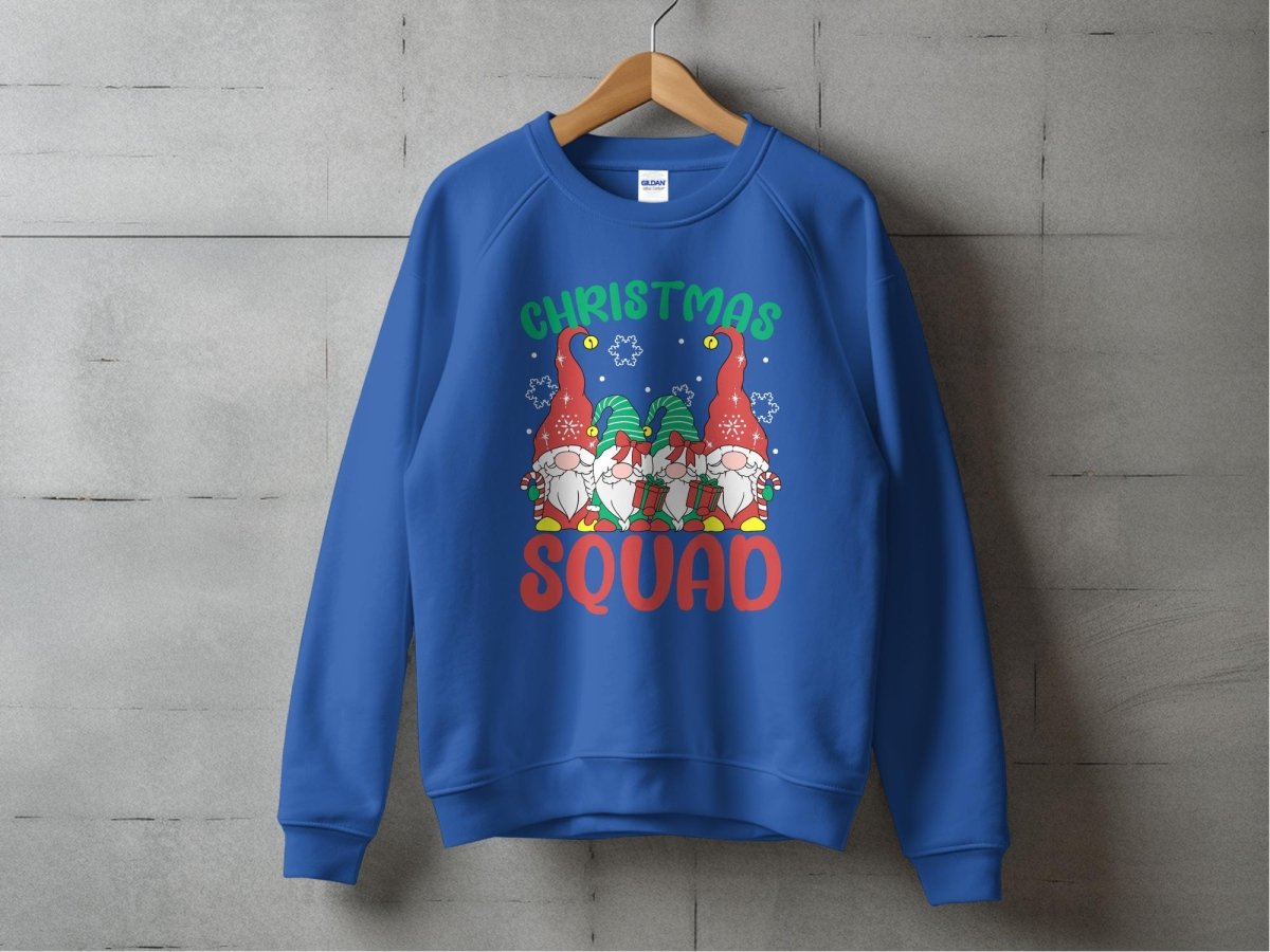 Christmas Squad Gnome Gang Sweatshirt - NuKrypton Sweatshirt MD - 71969932