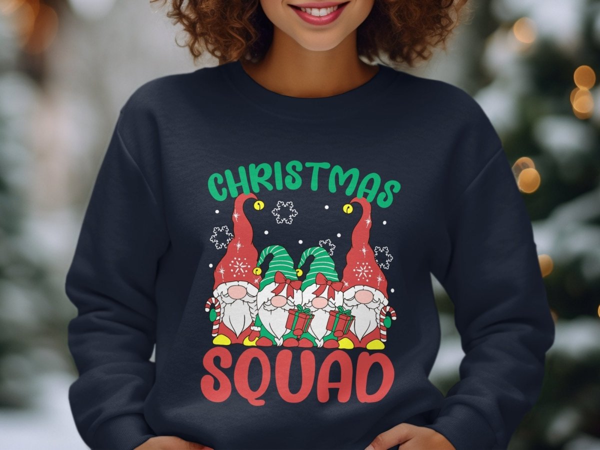 Christmas Squad Gnome Gang Sweatshirt - NuKrypton Sweatshirt MD - 71969920