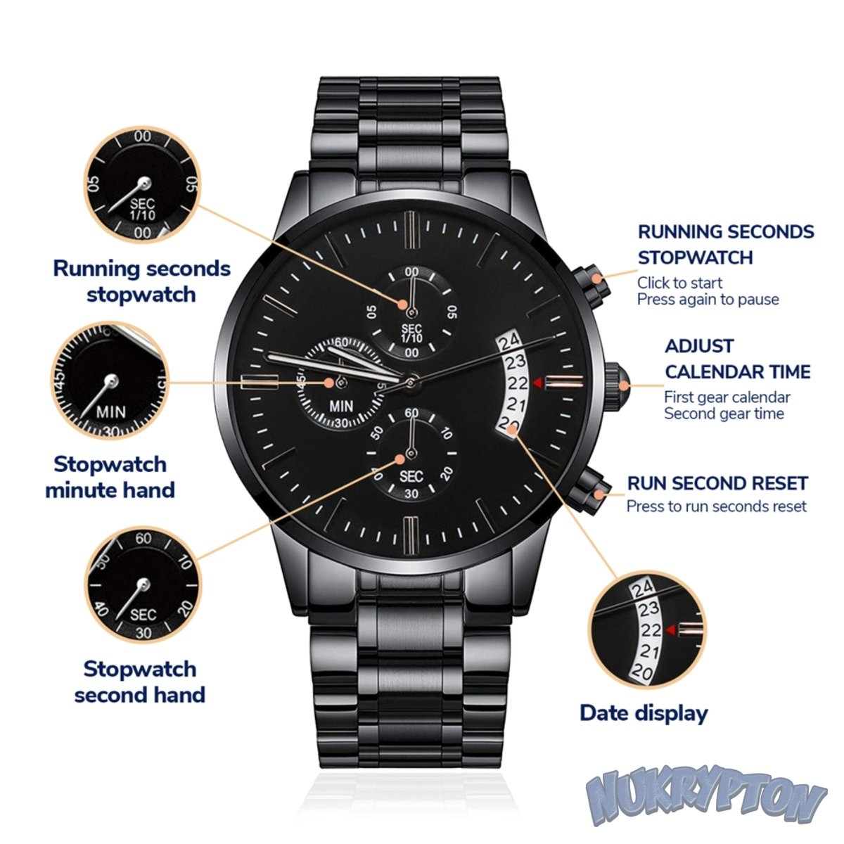 Class of 2025 - Graduation Gift Watch - NuKrypton Watches 8396515709