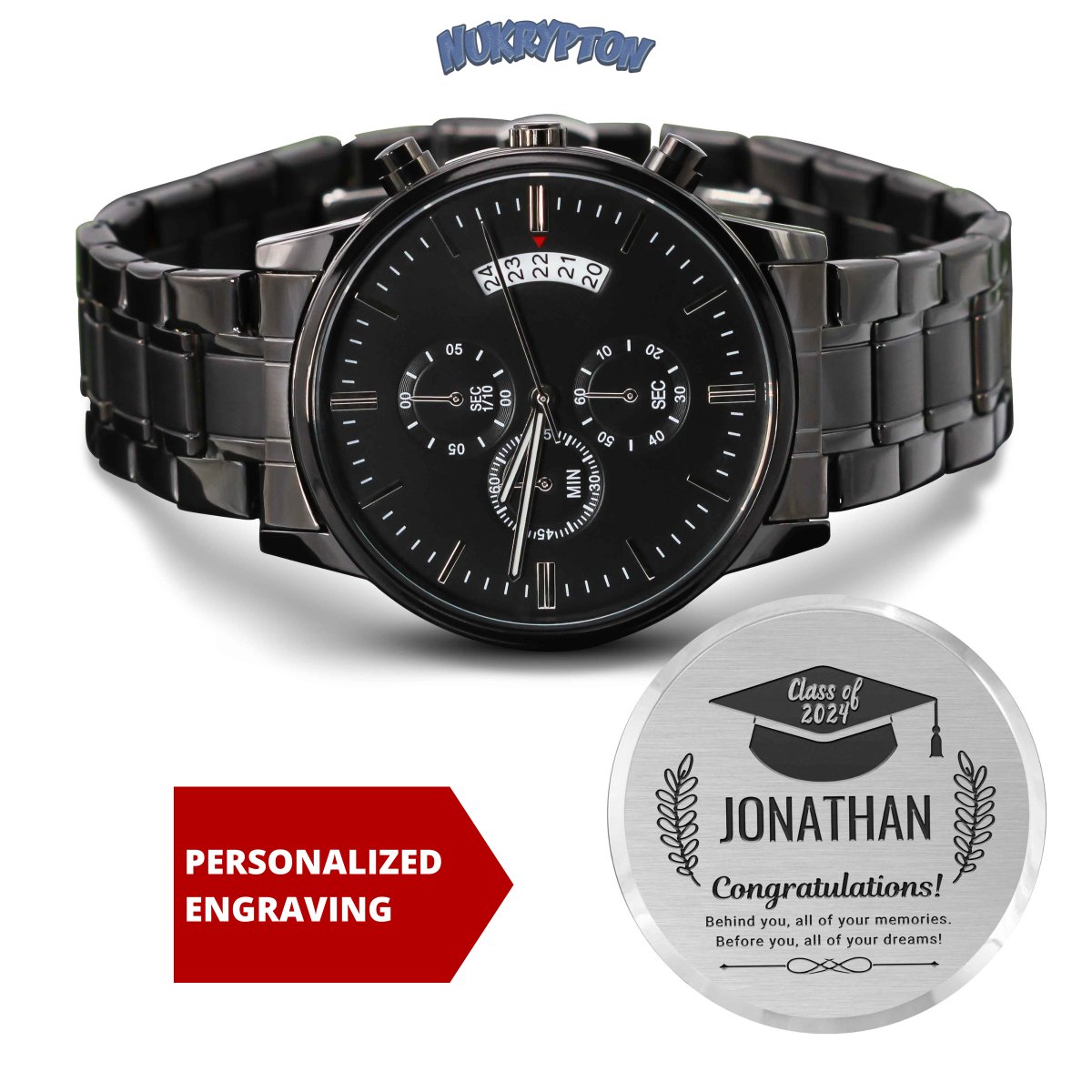 Class of 2025 - Graduation Gift Watch - NuKrypton Watches 8396515709