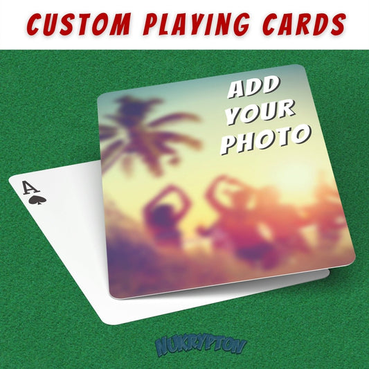 Custom Playing Cards Made To Order - Personalized Poker Decks - NuKrypton Playing Cards 10089363559