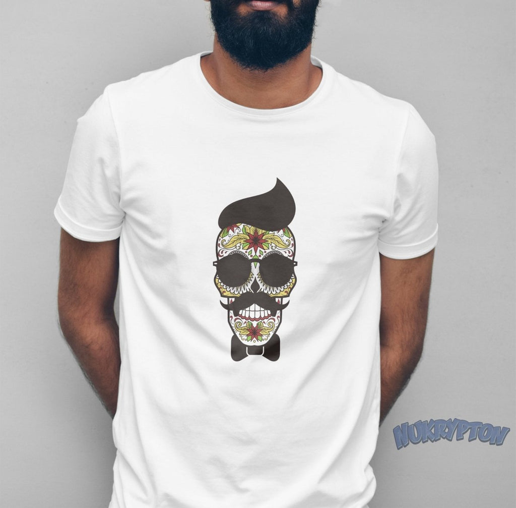Dapper Skull Swagger Day of the Dead T-Shirt - NuKrypton T-Shirts MD - 69945363