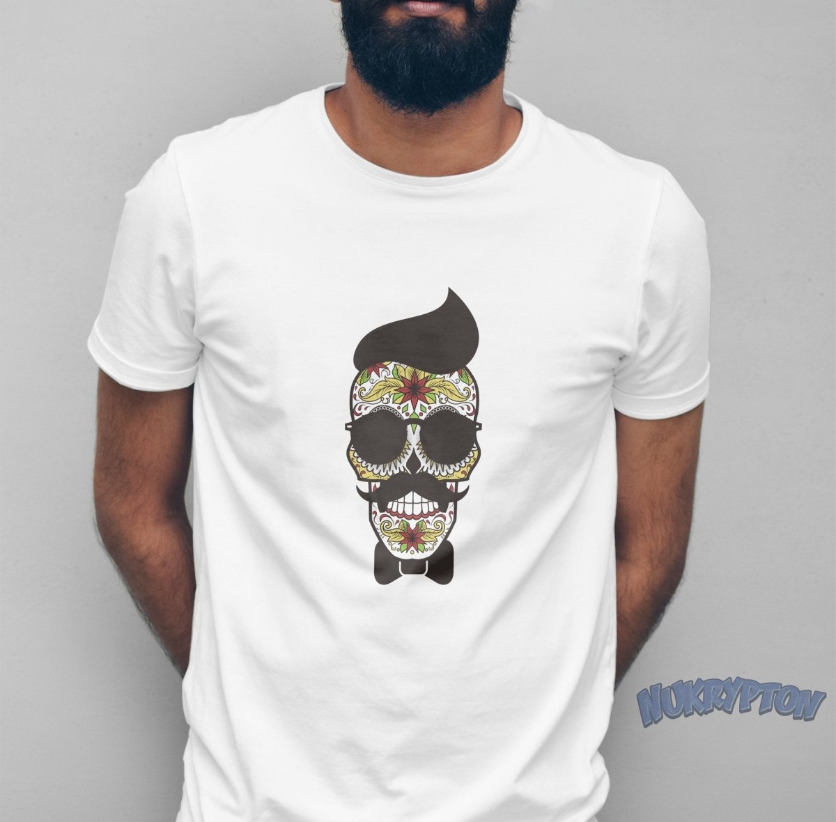 Dapper Skull Swagger Day of the Dead T-Shirt - NuKrypton T-Shirts MD - 69945363