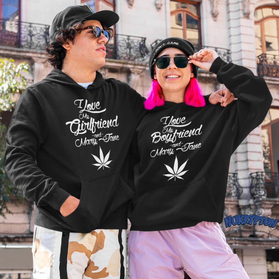 Dating & Mary Jane Hoodies - Couples Gift Set - NuKrypton Hoodies