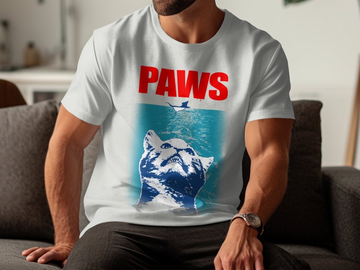 Deep Blue Sea Cat Attack T-Shirt - NuKrypton T-Shirts MD - 69692671