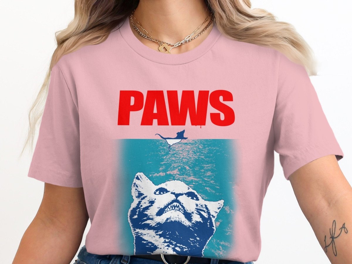 Deep Blue Sea Cat Attack T-Shirt - NuKrypton T-Shirts MD - 69692666